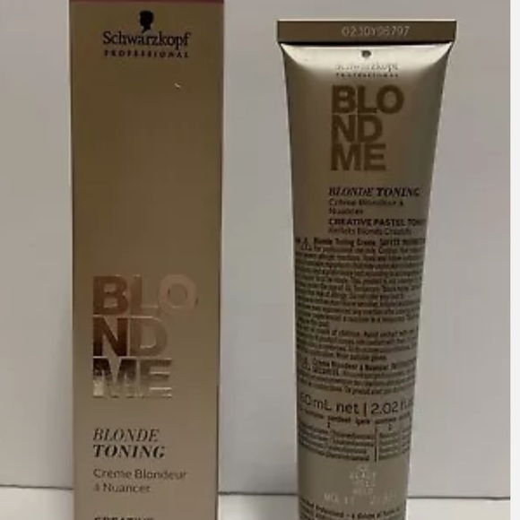 Schwarzkopf BlondMe Blonde Toning Pastel Tone Lilac 2.02 Ounces - Picture 3 of 3